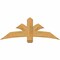Ekena Millwork Davenport Rough Sawn Timber Gable Bracket, Western Red Cedar, 60"W x 22"H x 2"D x 6"F, 9/12 Pitch GBW060X22X0206DAV00RWR - alternate 1